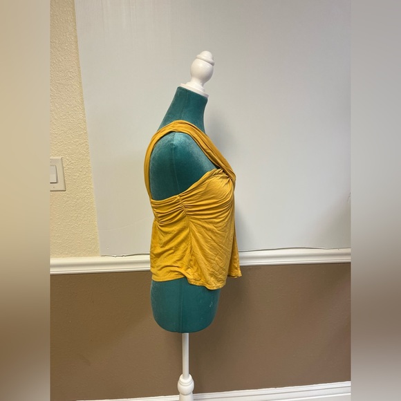 Free People Solstice Twist Front Tank‎ Top Mustard Yellow Size XS - Picture 7 of 9